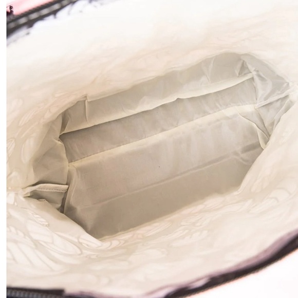 NGIL Volleyball Spike it with Black Trim Tote - Picture 2 of 2